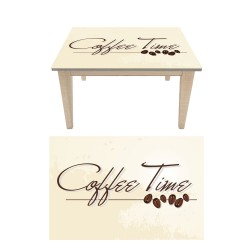 Αυτοκόλλητο τραπεζιού - Coffee time 2
