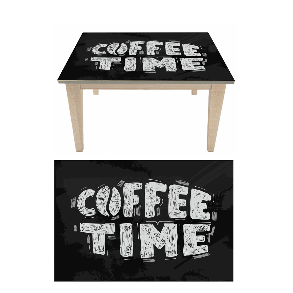 Αυτοκόλλητο τραπεζιού - Coffee time 4