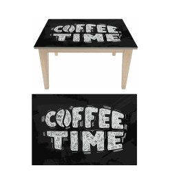 Αυτοκόλλητο τραπεζιού - Coffee time 4