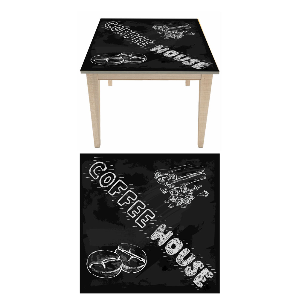 Αυτοκόλλητο τραπεζιού - Coffee house 2