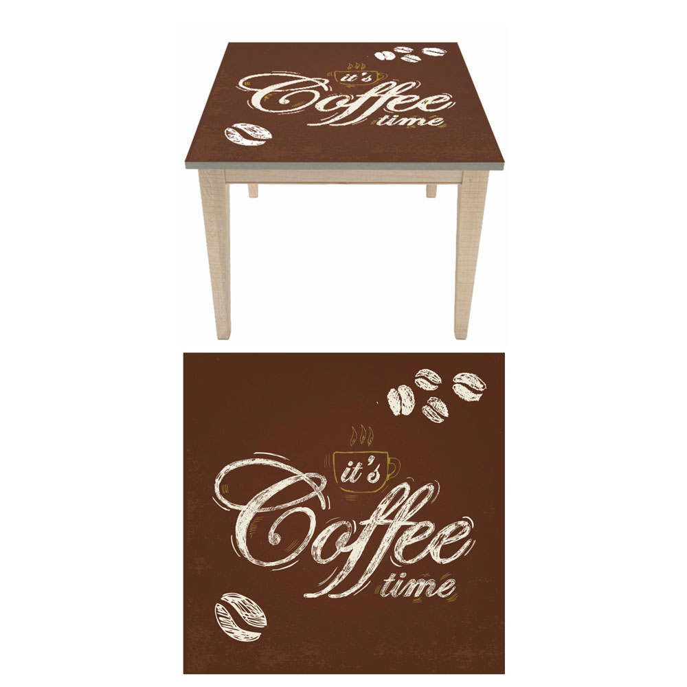 Αυτοκόλλητο τραπεζιού - Coffee Time 5