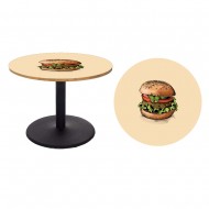 Αυτοκόλλητο τραπεζιού - Burger 4