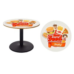 Αυτοκόλλητο τραπεζιού - Fast food