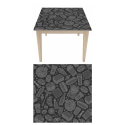 Αυτοκόλλητο τραπεζιού - Fast food 2