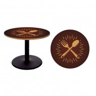 Αυτοκόλλητο τραπεζιού - Κουτάλι & Πιρούνι