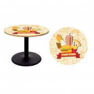 Αυτοκόλλητο τραπεζιού - Fast Food 3