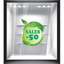 Αυτοκόλλητο βιτρίνας - Άνοιξη - Εκπτώσεις 5