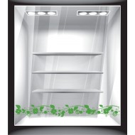 Αυτοκόλλητο βιτρίνας - Άνοιξη - Πράσινα άνθη