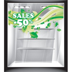 Αυτοκόλλητο βιτρίνας - Άνοιξη - Εκπτώσεις 6