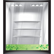 Αυτοκόλλητο βιτρίνας - Άνοιξη - Banner φυτών