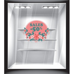 Αυτοκόλλητο βιτρίνας - Άνοιξη - Εκπτώσεις 8