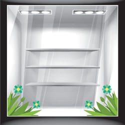 Αυτοκόλλητο βιτρίνας - Ανοιξιάτικο 02