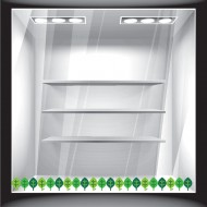 Αυτοκόλλητο βιτρίνας - Ανοιξιάτικο - Μπορντούρα 02