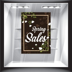 Αυτοκόλλητο βιτρίνας - Ανοιξιάτικο - Sales 05