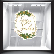 Αυτοκόλλητο βιτρίνας - Ανοιξιάτικο - Sales 07