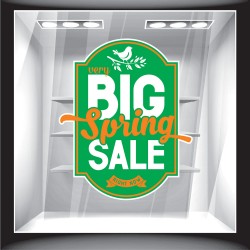 Αυτοκόλλητο βιτρίνας - Ανοιξιάτικο - Sales 13