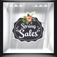 Αυτοκόλλητο βιτρίνας - Ανοιξιάτικο - Sales 14