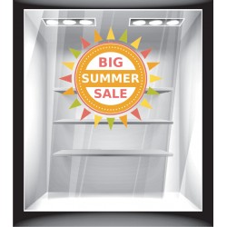 Αυτοκόλλητο εκπτώσεων - Big summer sale