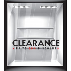 Αυτοκόλλητο εκπτώσεων - Clearance
