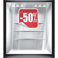 Αυτοκόλλητο εκπτώσεων - 50% έκπτωσεις