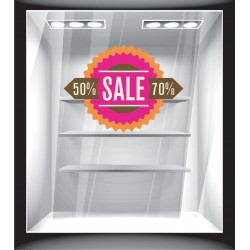 Αυτοκόλλητο εκπτώσεων - Εκπτώσεις διάφορες κυκλικό