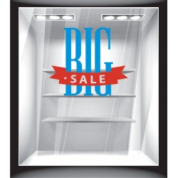 Αυτοκόλλητο Εκπτώσεων - Big sale banner