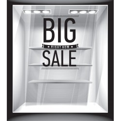 Αυτοκόλλητο Εκπτώσεων - Big sale γράμματα