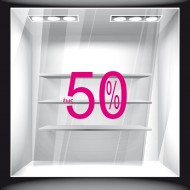 Αυτοκόλλητο Εκπτώσεων - Εκπτωτικό 8