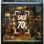 Αυτοκόλλητο Εκπτώσεων - Εκπτωτικό 54