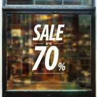 Αυτοκόλλητο Εκπτώσεων - Εκπτωτικό 55