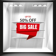 Αυτοκόλλητο Εκπτώσεων - Εκπτωτικό 64