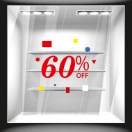 Αυτοκόλλητο Εκπτώσεων - Εκπτωτικό 73