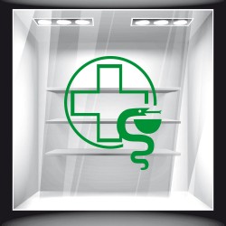 Αυτοκόλλητο Βιτρίνας - Φαρμακείο 01