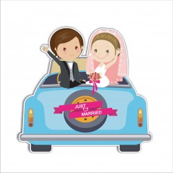 PVC Forex Σχέδιο - Γάμος - Just Married