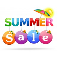 Αυτοκόλλητο εκπτώσεων - Summer sale 2