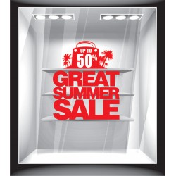 Αυτοκόλλητο εκπτώσεων - Great summer sale