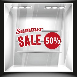 Αυτοκόλλητο εκπτώσεων - Summer sale 7