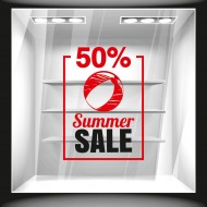 Αυτοκόλλητο εκπτώσεων - Summer sale 9