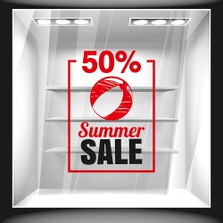 Αυτοκόλλητο εκπτώσεων - Summer sale 9