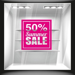 Αυτοκόλλητο εκπτώσεων - Summer sale 10