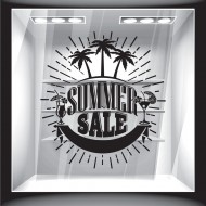 Αυτοκόλλητο εκπτώσεων - Summer Sale 17