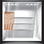 Αυτοκόλλητο εκπτώσεων - Summer Sale 18