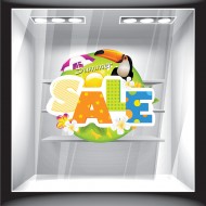 Αυτοκόλλητο εκπτώσεων - Summer Sale 19