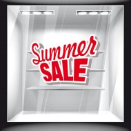 Αυτοκόλλητο εκπτώσεων - Summer Sale 22