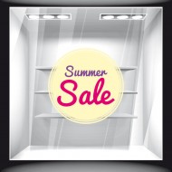 Αυτοκόλλητο εκπτώσεων - Summer Sale 43