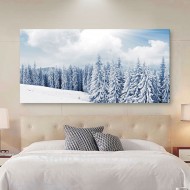 Πίνακας σε καμβά - Χειμωνιάτικα δέντρα