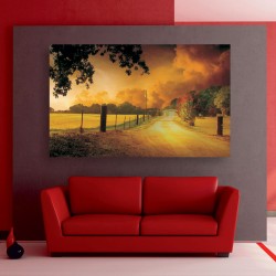 Πίνακας σε καμβά - Συννεφιασμένο δειλινό