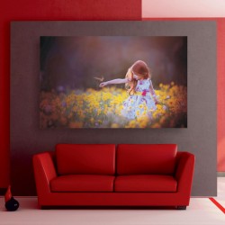 Πίνακας σε καμβά - Κορίτσι στη φύση