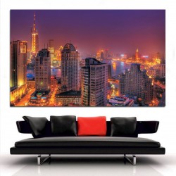 Πίνακας σε καμβά - Πολύχρωμα φώτα