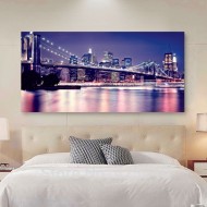 Πίνακας σε καμβά - Βόλτα τη νύχτα